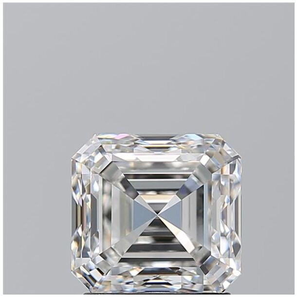 2.01 Karaat Diamant met een Asscher vorm, Kleur H, Zuiverheid VVS2