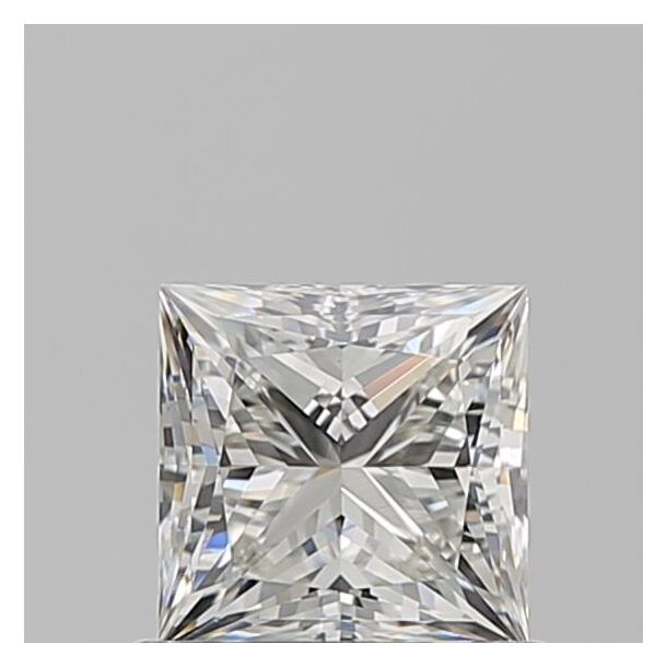 0.81 Carat Natural Diamond, Princess Cut, Color I, Clarity VVS2