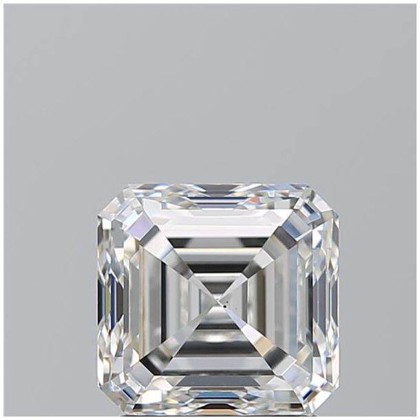 2.01 Karaat Diamant met een Asscher vorm, Kleur H, Zuiverheid VS2 2.01 Karaat Diamant met een Asscher vorm, Kleur H, Zuiverheid VS2