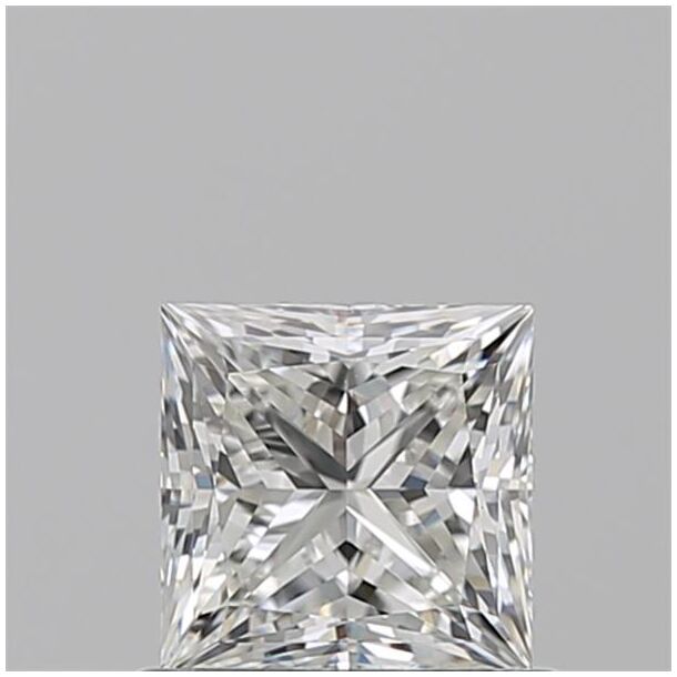 0.81 Carat Diamant Naturel de taille Princesse, Couleur H, Pureté VVS2 0.81 Carat Diamant Naturel de taille Princesse, Couleur H, Pureté VVS2