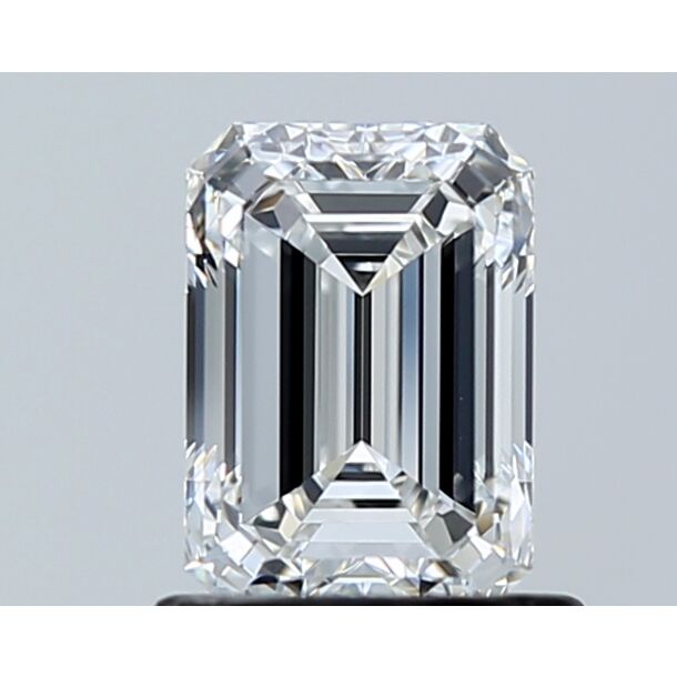 1 Carat Diamant Naturel de taille émeraude, Couleur E, Pureté VVS2 1 Carat Diamant Naturel de taille émeraude, Couleur E, Pureté VVS2