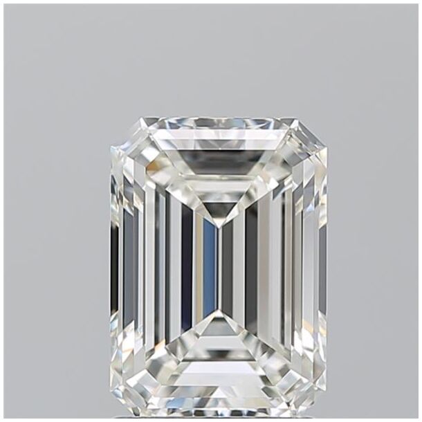 2.01 Karat Diamant Im Smaragdschliff, Farbe H, Reinheit VVS2 2.01 Karat Diamant Im Smaragdschliff, Farbe H, Reinheit VVS2