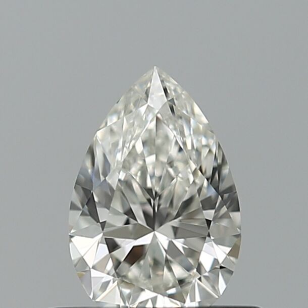 0.42 Carat Diamond, Pear Cut, Color H, Clarity VVS1