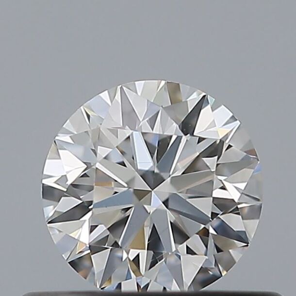 0.4 Carat Diamond, Round Cut, Color D, Clarity VS2
