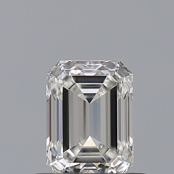 0.59 Karaat Diamant met een Smaragd vorm, Kleur H, Zuiverheid VVS2