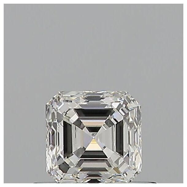0.52 Carat Diamant de taille Asscher, Couleur H, Pureté VS2 0.52 Carat Diamant de taille Asscher, Couleur H, Pureté VS2