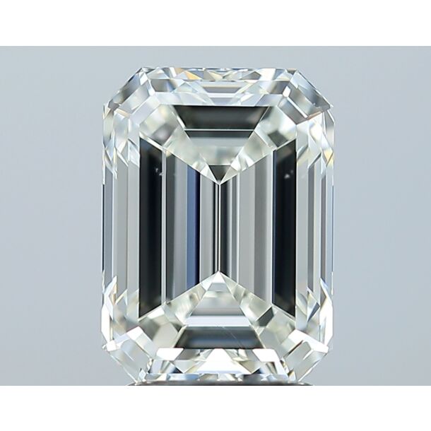 3.02 Karaat Diamant met een Smaragd vorm, Kleur H, Zuiverheid VS1