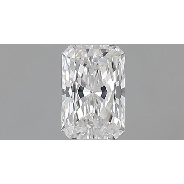 0.41 Carat Diamond, Radiant Cut, Color E, Clarity IF