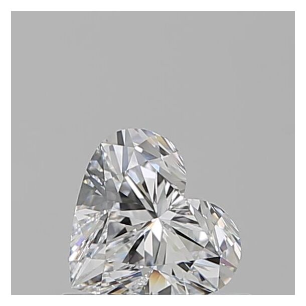 0.52 Carat Diamant de taille Coeur, Couleur E, Pureté IF