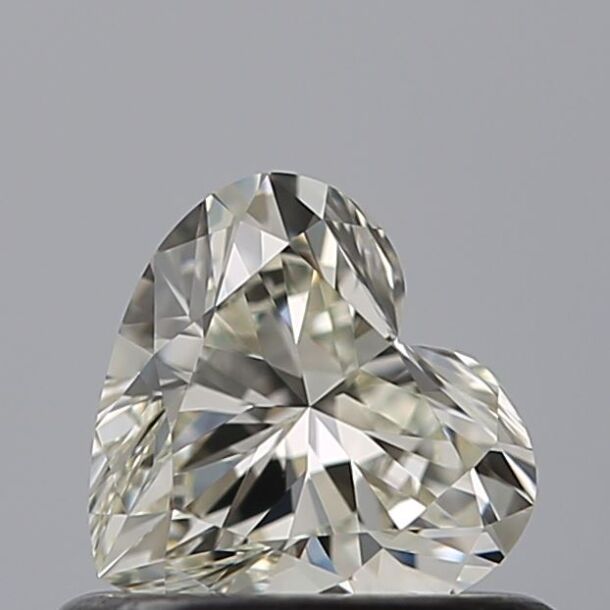 0.51 Carat Diamond, Heart Cut, Color I, Clarity VVS2