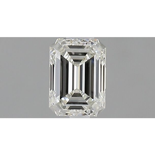 0.5 Karaat Diamant met een Smaragd vorm, Kleur H, Zuiverheid VVS2