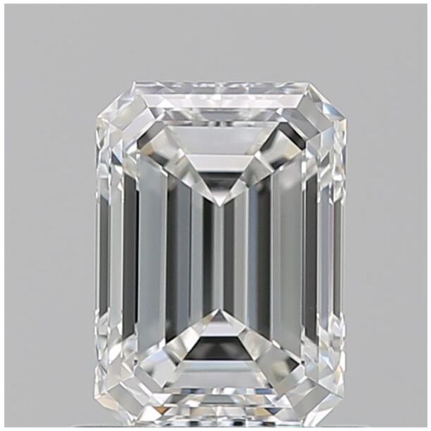 0.9 Karaat Diamant met een Smaragd vorm, Kleur G, Zuiverheid VS1