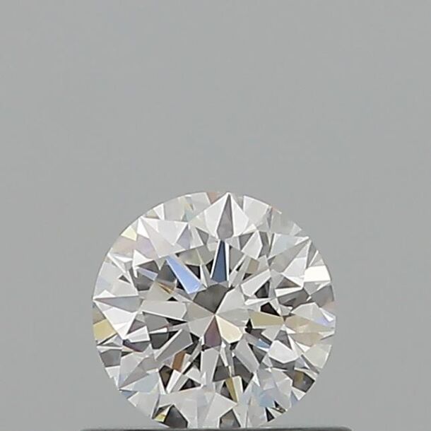 0.53 Carat Diamant de taille Brillant, Couleur F, Pureté VVS2