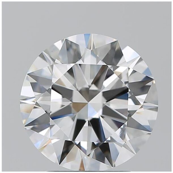 3.01 Karaat Diamant met een Briljant vorm, Kleur G, Zuiverheid VS2