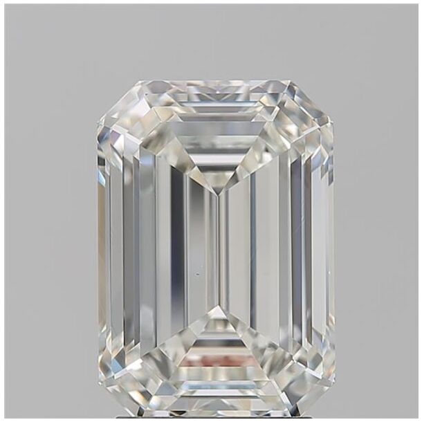 3.01 Carat Diamond, Emerald Cut, Color H, Clarity VS1