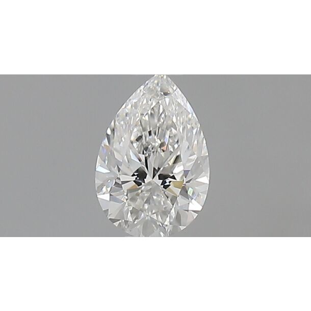 0.4 Carat Diamond, Pear Cut, Color G, Clarity VVS2