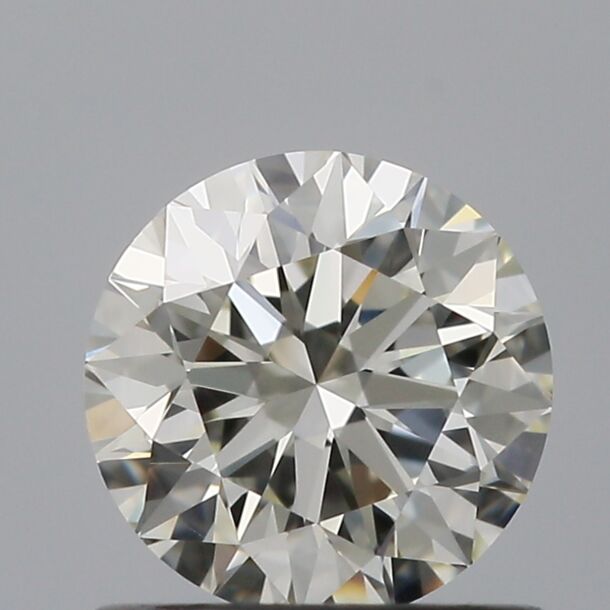0.73 Carat Diamond, Round Cut, Color I, Clarity VVS2