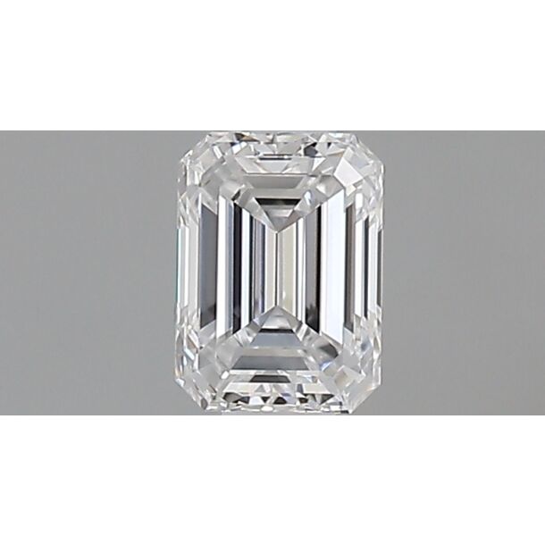 0.4 Carat Diamond, Emerald Cut, Color D, Clarity VVS1