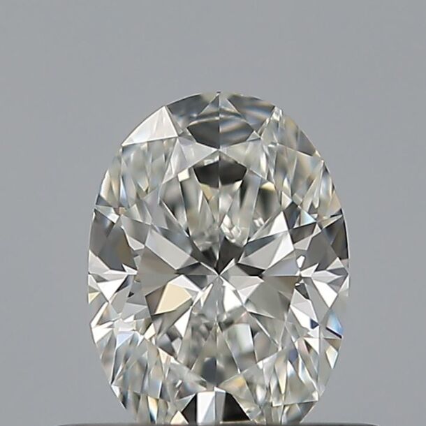 0.42 Carat Diamant de taille Oval, Couleur G, Pureté VVS2