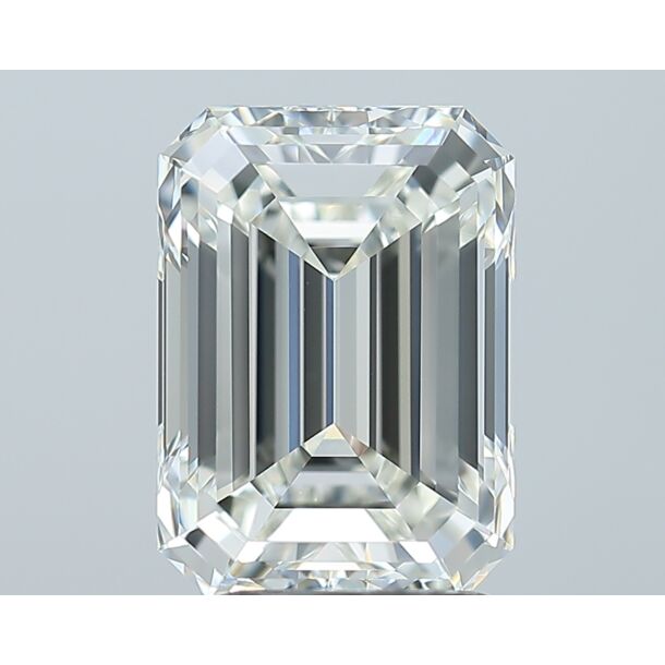 3.02 Carat Diamant de taille émeraude, Couleur H, Pureté IF 3.02 Carat Diamant de taille émeraude, Couleur H, Pureté IF