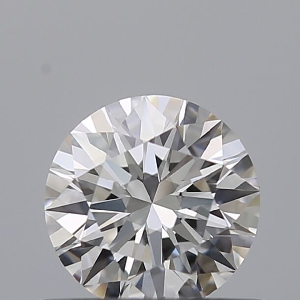 0.53 Carat Diamant de taille Brillant, Couleur D, Pureté VVS2