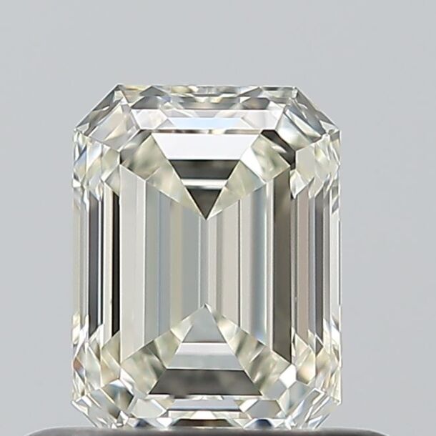 0.55 Carat Diamond, Emerald Cut, Color I, Clarity IF