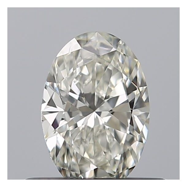 0.4 Carat Diamant de taille Oval, Couleur G, Pureté IF