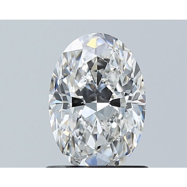 1.04 Carat Diamond, Oval Cut, Color F, Clarity VS1