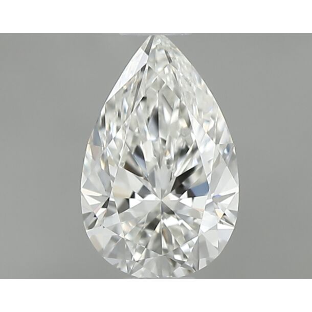 0.45 Karat Natürlicher Diamant Im Tropfenschliff, Farbe H, Reinheit IF