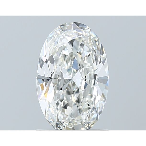 1.01 Carat Diamant de taille Oval, Couleur H, Pureté VVS2