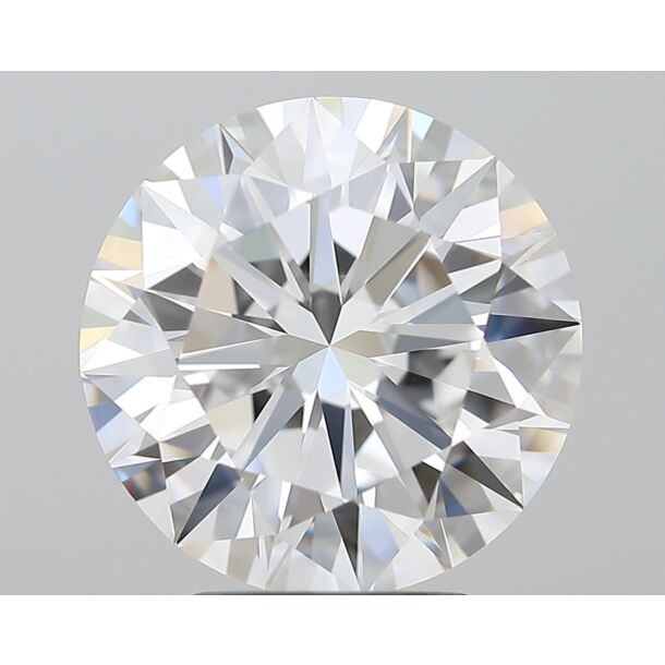 4.01 Carat Diamond, Round Cut, Color E, Clarity VVS2