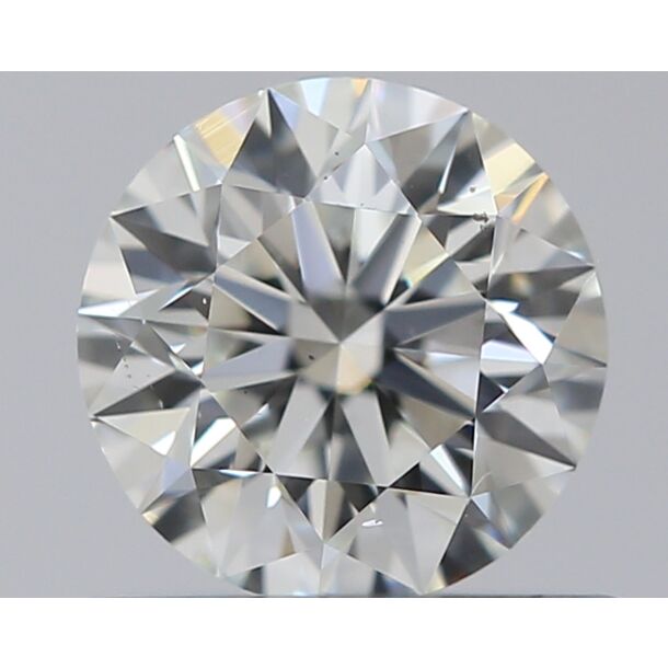 0.51 Carat Diamond, Round Cut, Color I, Clarity VS2