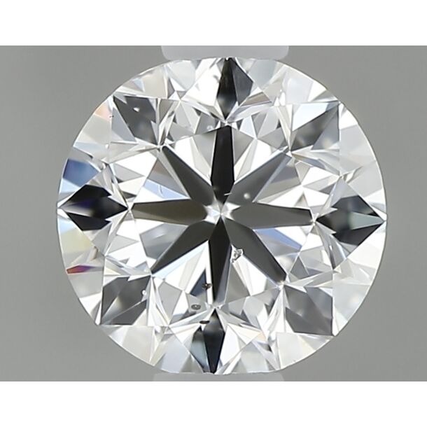 0.5 Carat Diamond, Round Cut, Color E, Clarity SI1