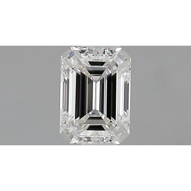 0.42 Carat Diamond, Emerald Cut, Color G, Clarity VVS1