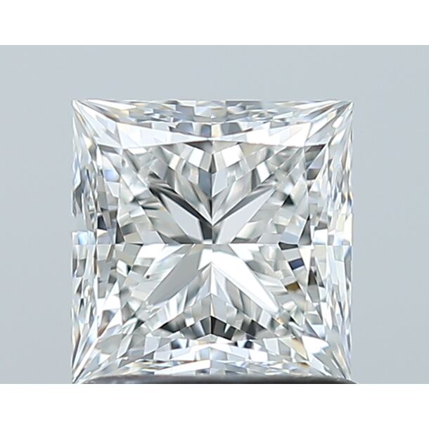 1.21 Carat Diamond, Princess Cut, Color G, Clarity VS1