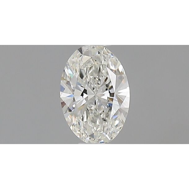 0.4 Karat Natürlicher Diamant Im Ovalschliff, Farbe H, Reinheit IF