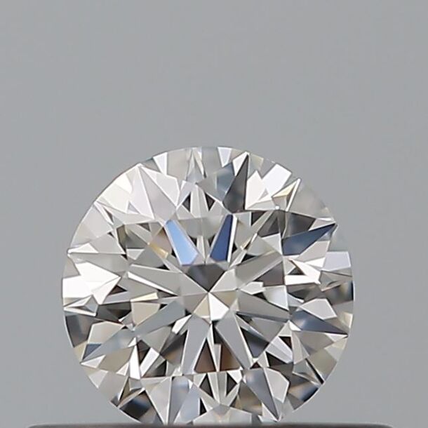 0.3 Carat Diamond, Round Cut, Color F, Clarity VVS2