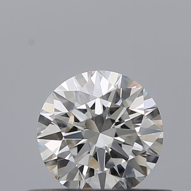 0.41 Carat Diamond, Round Cut, Color F, Clarity VVS2
