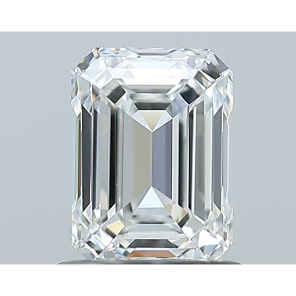 1.01 Carat Diamond, Emerald Cut, Color F, Clarity VVS2 1.01 Carat Diamond, Emerald Cut, Color F, Clarity VVS2