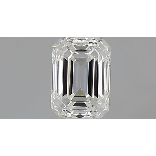 0.5 Karat Diamant Im Smaragdschliff, Farbe H, Reinheit SI1