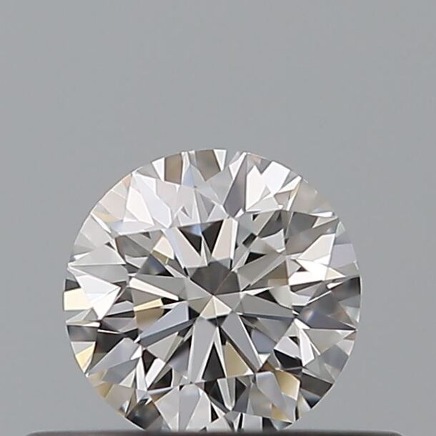 0.3 Carat Diamond, Round Cut, Color F, Clarity VVS2