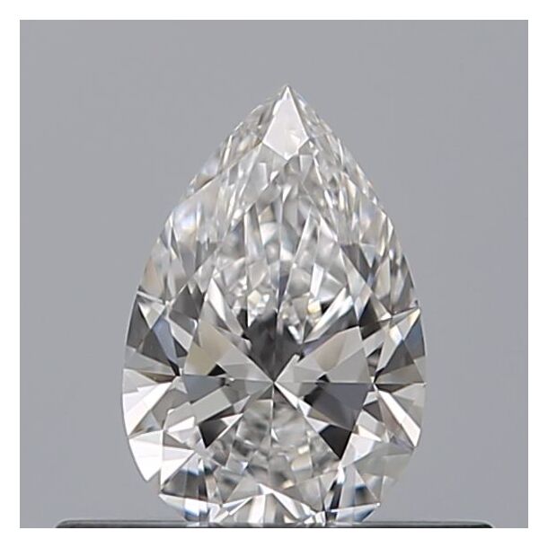 0.3 Karaat Diamant met een Peer vorm, Kleur D, Zuiverheid IF