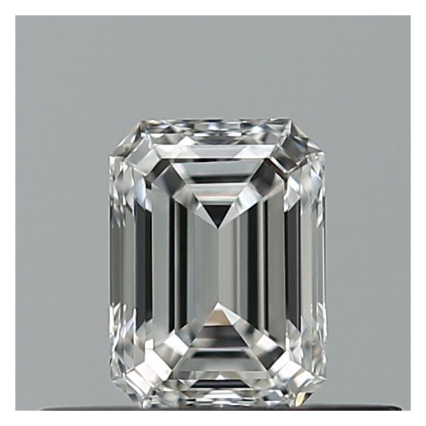 0.39 Karat Diamant Im Smaragdschliff, Farbe E, Reinheit VVS1