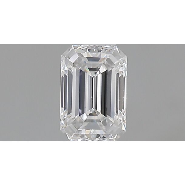 0.5 Karat Diamant Im Smaragdschliff, Farbe D, Reinheit VS2