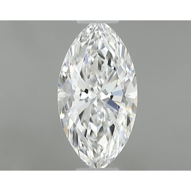 0.34 Carat Diamant Naturel de taille Marquise, Couleur F, Pureté IF