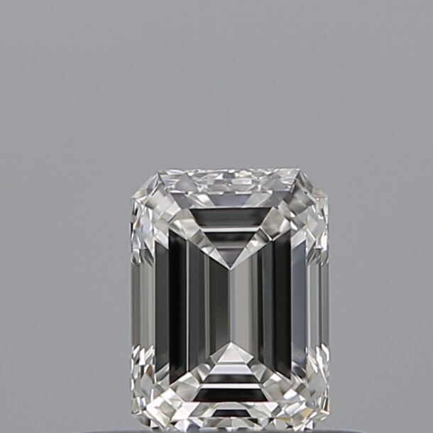 0.35 Carat Diamant de taille émeraude, Couleur F, Pureté VVS1