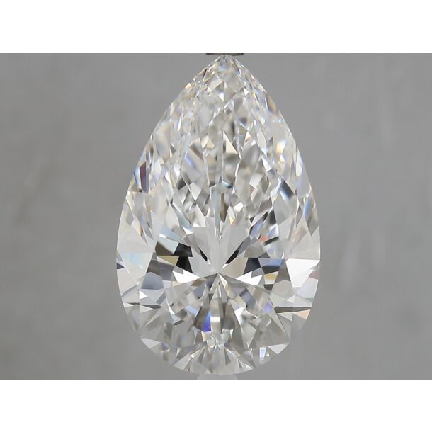 5.01 Karat Diamant Im Tropfenschliff, Farbe F, Reinheit VVS2