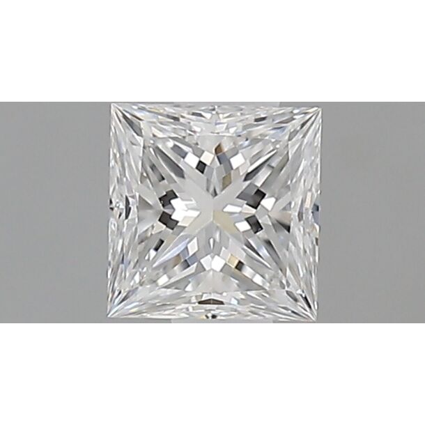 0.39 Karaat Diamant met een Prinses vorm, Kleur D, Zuiverheid VS2
