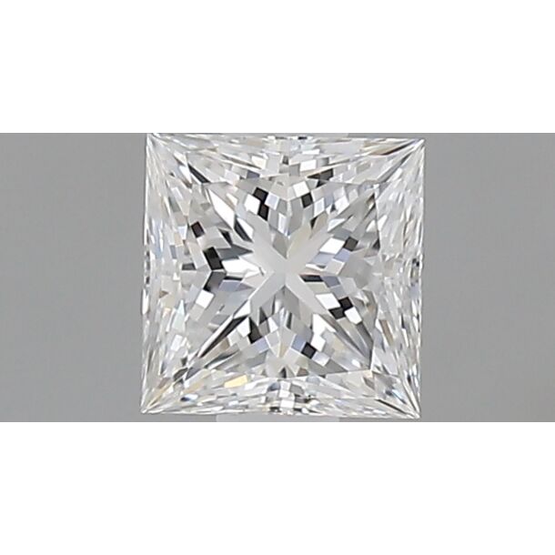 0.51 Carat Diamond, Princess Cut, Color E, Clarity SI1 0.51 Carat Diamond, Princess Cut, Color E, Clarity SI1