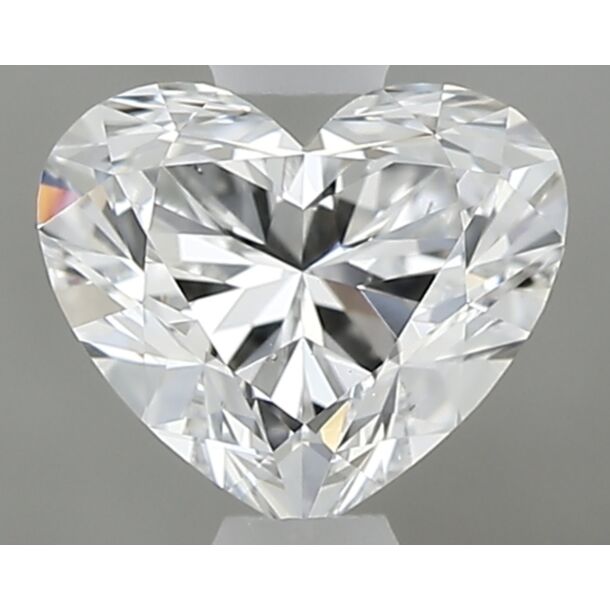 0.61 Karaat Natuurlijke Diamant met een Hart vorm, Kleur E, Zuiverheid SI1